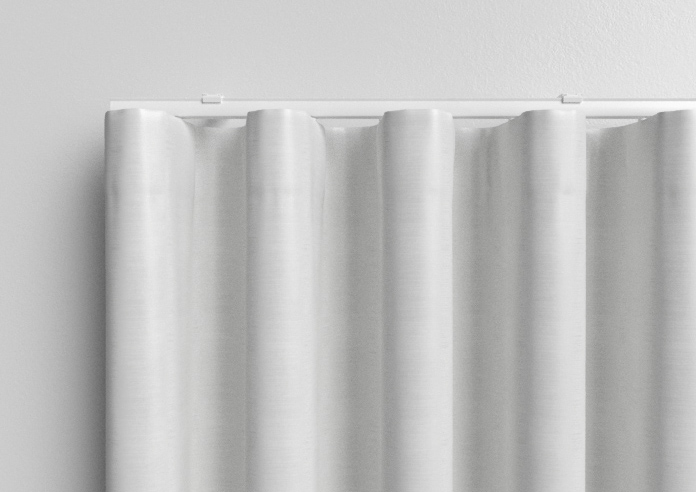 Shima Faux Silk, White - Made to Measure Curtains - Image 13